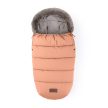PETITE&MARS Téli szett Comfy 4in1 bundazsák + kézmelegítő kesztyű babakocsira Furry Pastel Peach