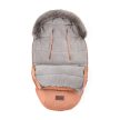 PETITE&MARS Téli szett Comfy 4in1 bundazsák + kézmelegítő kesztyű babakocsira Furry Pastel Peach