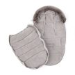 PETITE&MARS Téli szett Comfy 4in1 bundazsák + kézmelegítő kesztyű babakocsira Furry Pastel Peach
