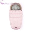 PETITE&MARS Téli szett Comfy 4in1 bundazsák Glossy Princess + kézmelegítő kesztyű Furry Rose Petal