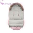 PETITE&MARS Téli szett Comfy 4in1 bundazsák Glossy Princess + kézmelegítő kesztyű Furry Rose Petal