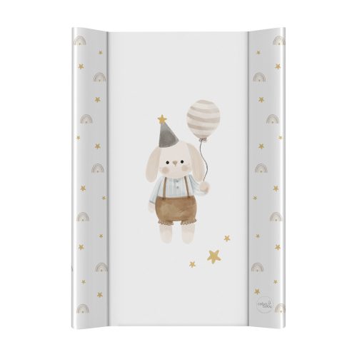 CEBA BABY Pelenkázó alátét 2-szegélyes merev lappal (50x70) Ultra Light Birthday Bunny