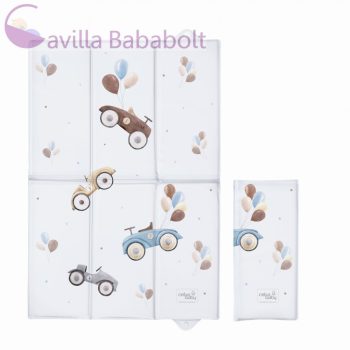   CEBA utazó, összehajtható pelenkázó alátét, 60 x 40 cm Retro Cars