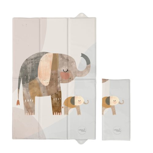 CEBA BABY Utazó pelenkázó alátét (60x40) Basic Elephant Family