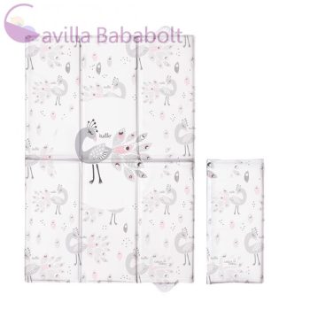   CEBA utazó, összehajtható pelenkázó alátét, 60 x 40 cm Lolly Polly Peacock 