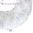 CEBA szülés utáni párna, gátpárna szürke pöttyök fehéren