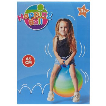 Ugró labda (Hop Hop) színes - 45 cm