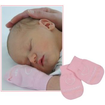 Karmolás elleni bébikesztyű