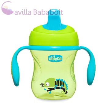   Chicco Training Cup 2in1 gyakorló-itatópohár kivehető szeleppel