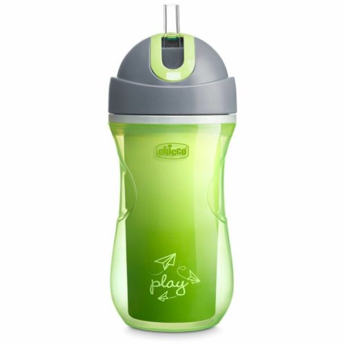 Chicco Sport Cup duplafalú kulacs, 266 ml, zöld