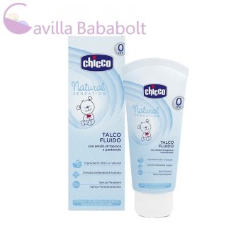   Chicco Folyékony hintőpor - Tápióka keményítő, Panthenol - 100 ml