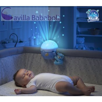 Chicco Next 2 Stars Projector, zenélő, kék