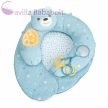 Chicco My First Nest babafészek - hasalópárna - játszószőnyeg, Light Blue
