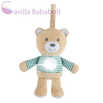  Chicco Lullaby Stardust Bear zenélő-fénylő altató plüssmaci