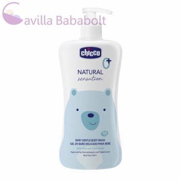   Chicco Gyengéd babafürdető 500 ml könnymentes Natural Sensation - Aloe és Kamilla