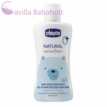   Chicco Gyengéd babafürdető 200 ml könnymentes Natural Sensation - Aloe és Kamilla