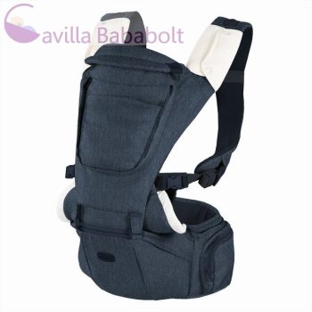   Chicco Hip Seat bébihordozó merev csípőülőkével születéstől 15 kg-ig, Denim