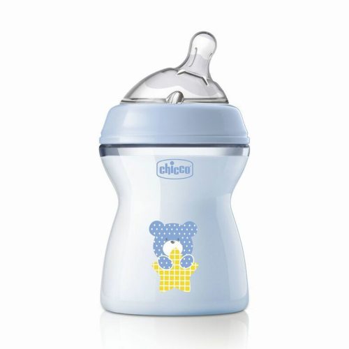 Chicco NaturalFeeling 250 ml cumisüveg, kék