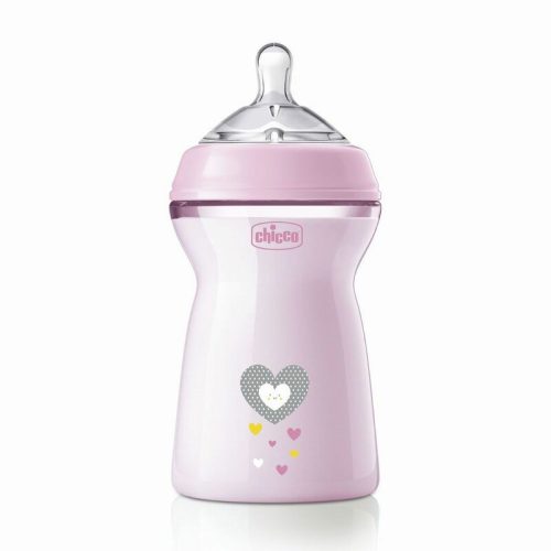 Chicco NaturalFeeling 330 ml cumisüveg, rose